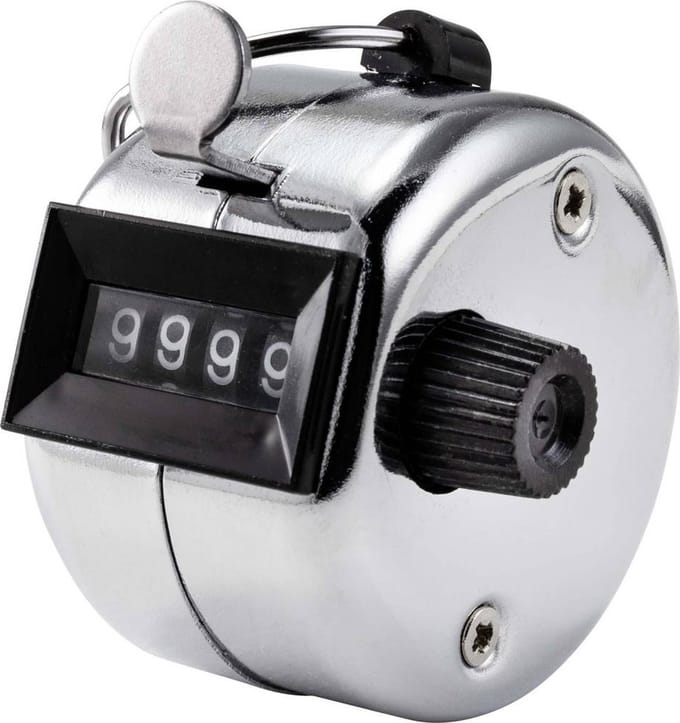 THAR - Handmatige klik teller - Handteller - Hand Tally Counter - Personenteller