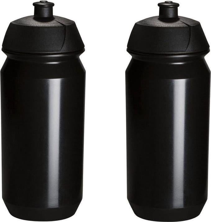 2 x Tacx Shiva Bidon - 500 ml - Zwart - Drinkbus