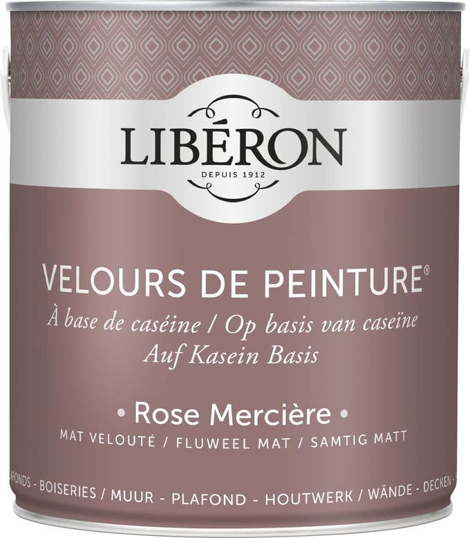 Liberon Velours De Peinture Muurverf - Mat - Rose Mercière - 2,5l