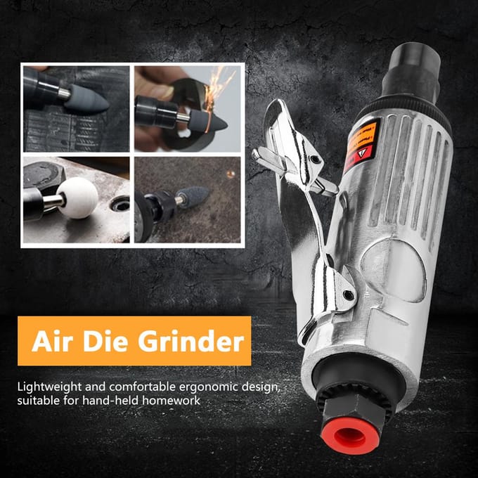 14-inch Pneumatische Dremel Lucht Haakse Slijper Graveer Polijstmachine Snijgereedschap