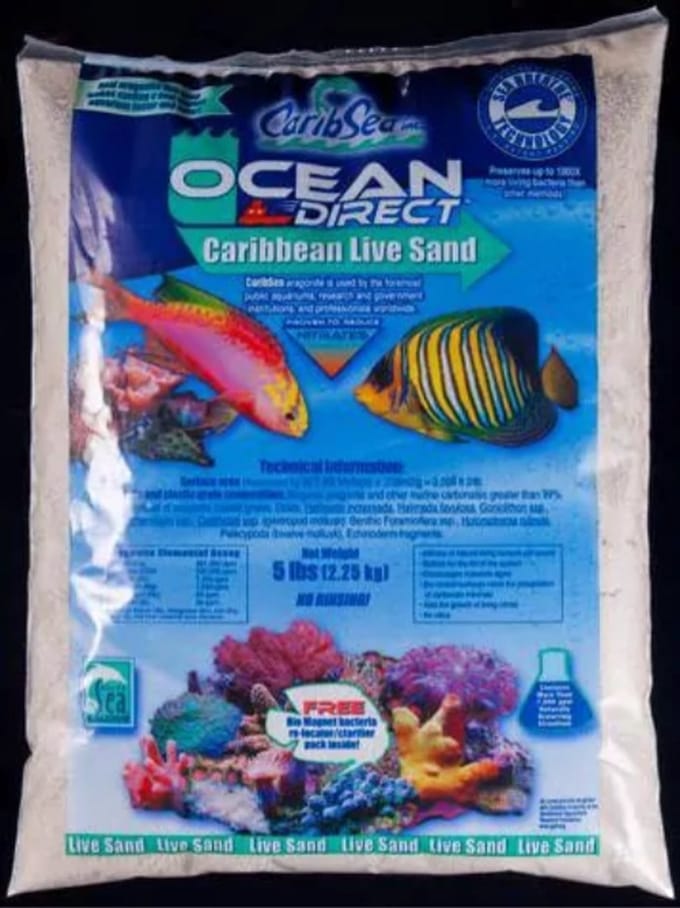 Caribsea - Ocean Direct 0,1-1mm levend zand