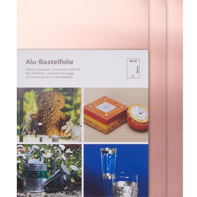 Aluminium knutselfolie - Koperen/Koperen