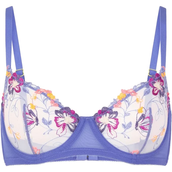 Borduur balconette beha met beugels voor dames Huit La Vie Est Belle