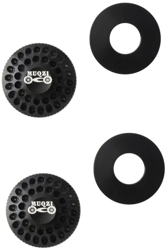 Pack van 2 Aluminium Voorvork Ventieldoppen voor Mountainbike