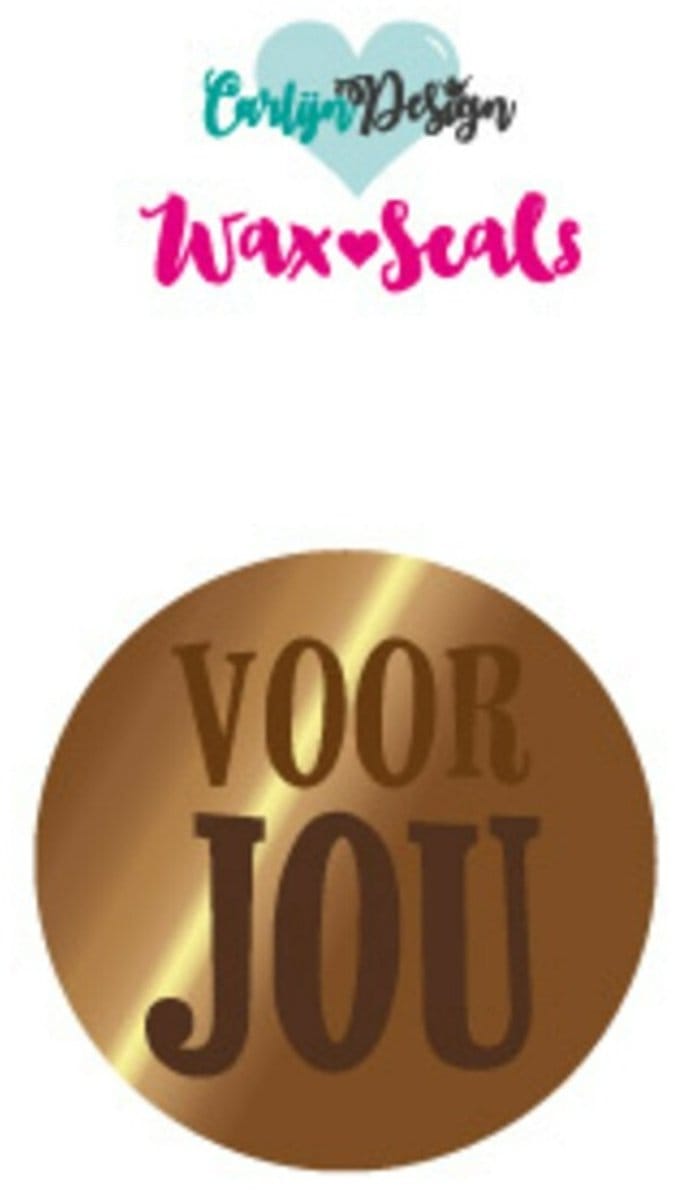 Waxzegel stempel Voor jou