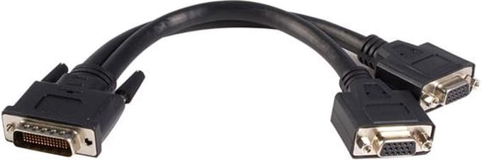 StarTech 20 cm LFH-59 Mannelijk naar Twee Vrouwelijk VGA DMS-59 Kabel