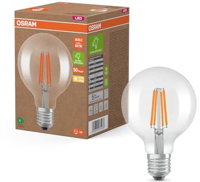 Eenvoudige LED lamp E27, 3,8 W, Helder Filament voor Algemene Verlichting