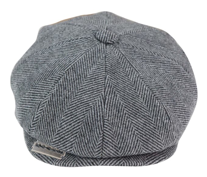 Peaky Blinders Tweed-hoed voor heren met scheermesje