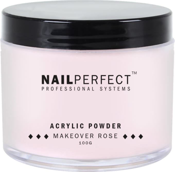 NailPerfect Acrylic Powder Makeover Rose 100gr