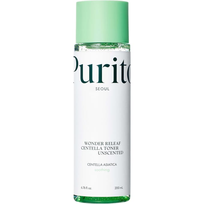 Purito Wonder Releaf Centella Toner Ongeparfumeerd 200ml - Hydraterende huidverzorging