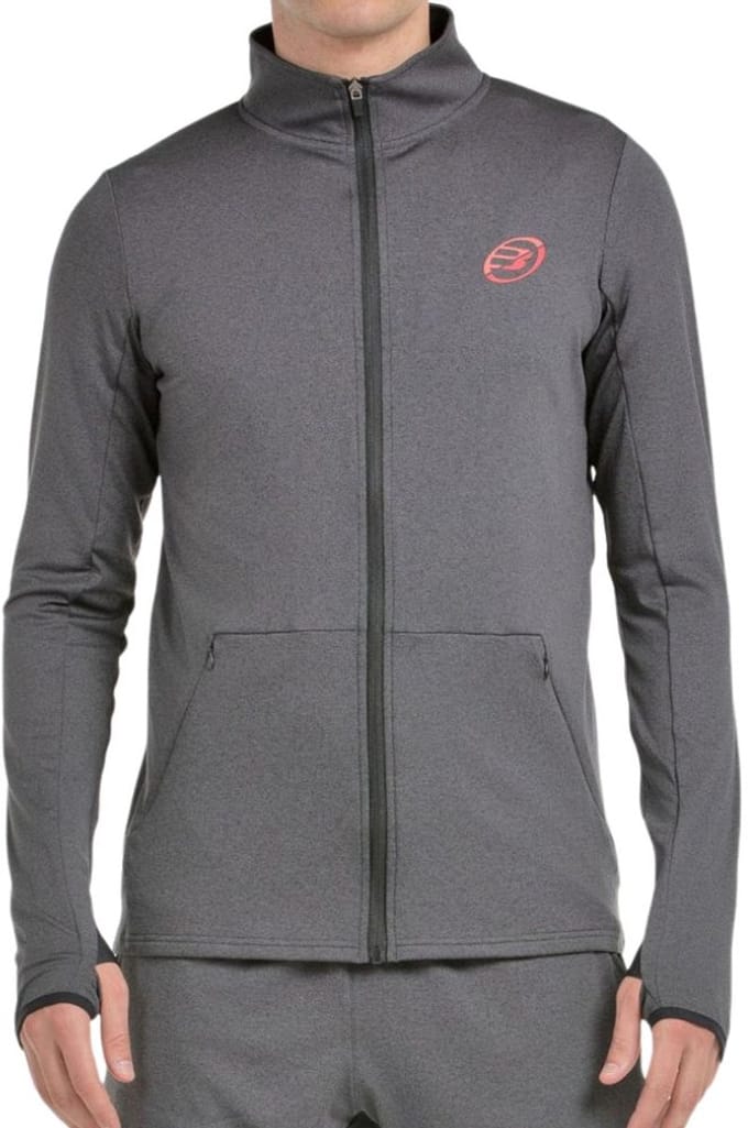 Bullpadel Sweatshirt Eridanu Heren Donkergrijs