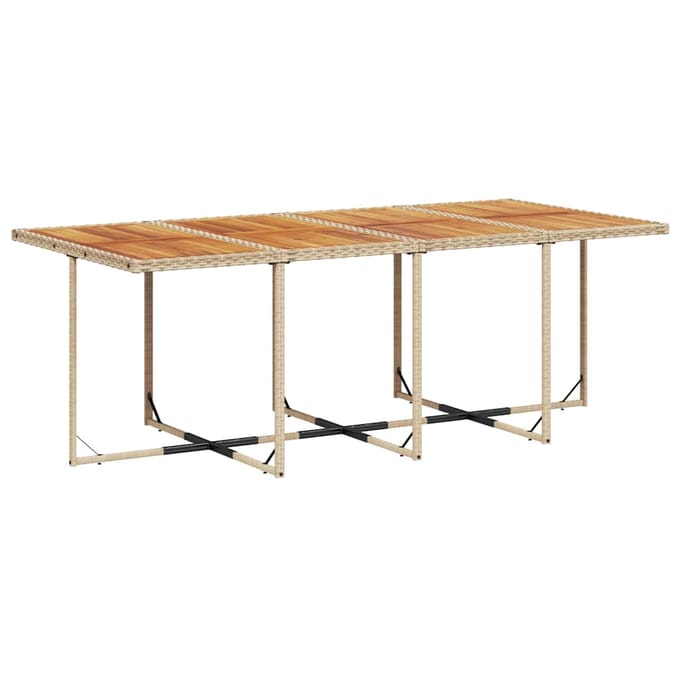 vidaXL - 13-delige - Tuinset - met - kussens - poly - rattan - beige
