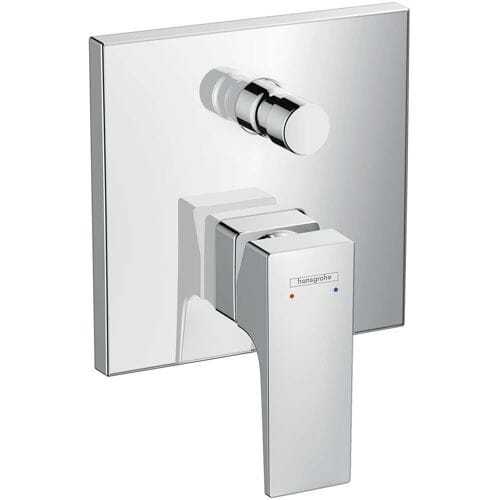 Hansgrohe Metropol Eengreeps badmengkraan - afbouwdeel - met rechte greep - hoogglans chroom