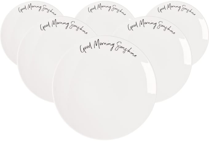 Frühstücksteller Sunshine Statement ø 21,2 cm Set van 6