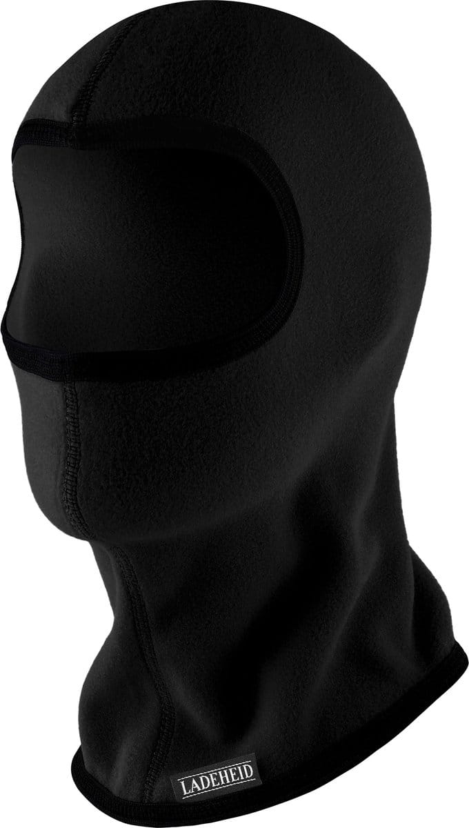 Ladeheid Kinderen Balaclava Helmmuts - Winter Muts Face Mask - Polyester - LA-LA40-203-BA - Zwart - Eén maat