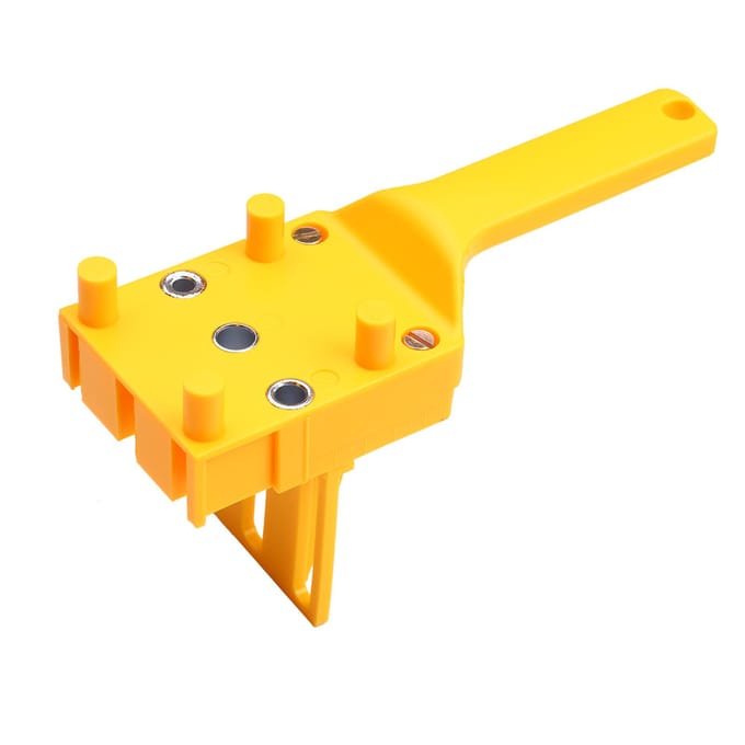 41 stuks Snelle houtdeuvelmalset Handheld Pocket Hole Jig Fit 6/8/10mm boorbits Rechte gaten 41pcs Set blauw