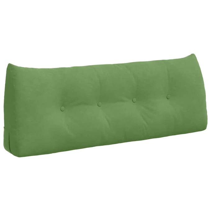 vidaXL - Rugkussen - Lichtgroen - 120 - x - 50 - x - 24 - cm - Fluweel