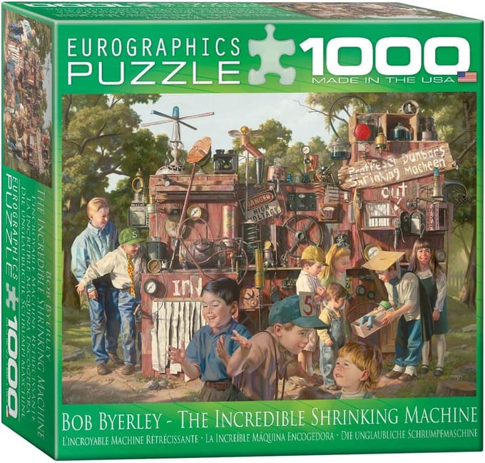 Legpuzzel - Puzzelstukjes - Ontspanning thuis - 1000 stukjes - 49x67 cm