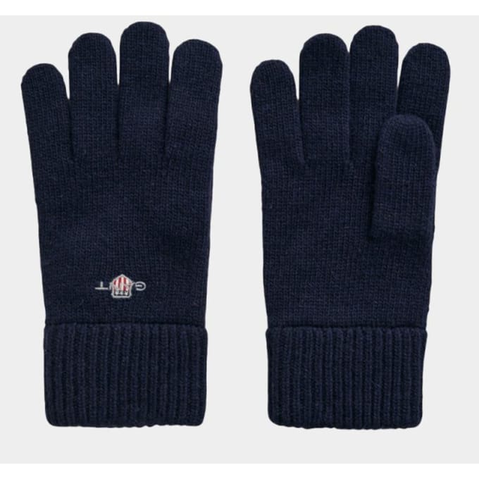 Gant Handschoenen Blauw SHIELD WOOL GLOVES 9930003/410