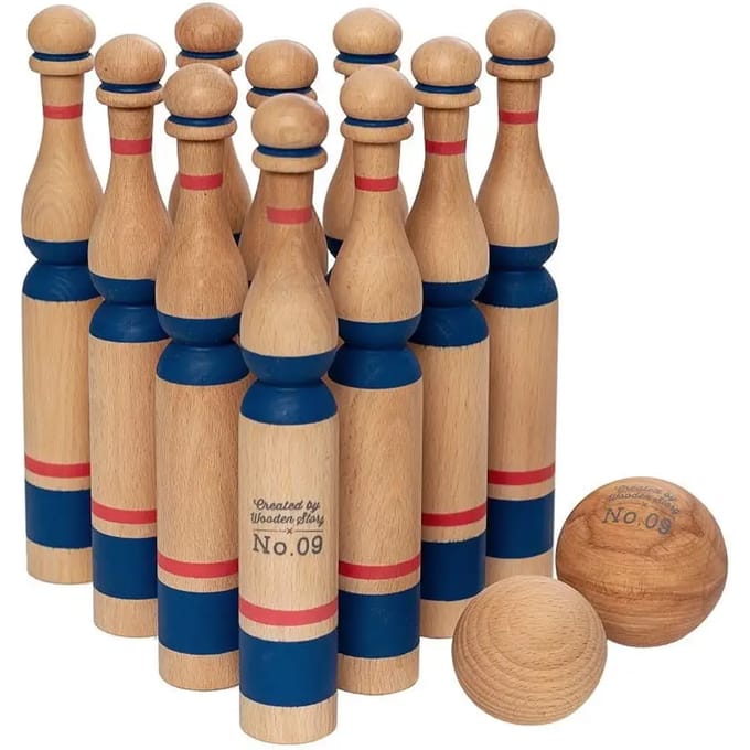 Bowlingset Wooden Story