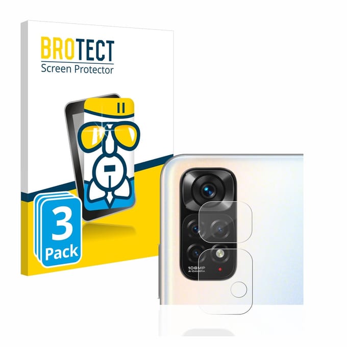Screenprotector 3 Stuks voor Xiaomi Redmi Note 11S (ALLEEN Camera Lens) Beschermglas transparant