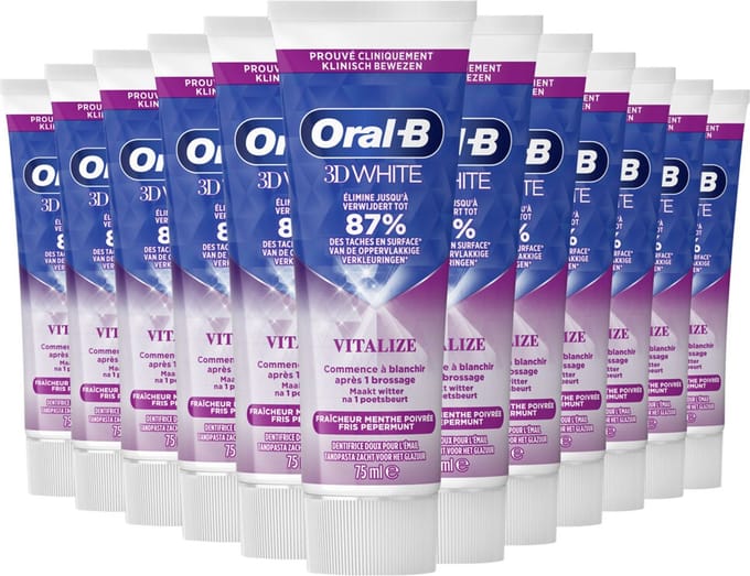 Oral-B Tandpasta 3D White Vitalize - 12 x 75 ml