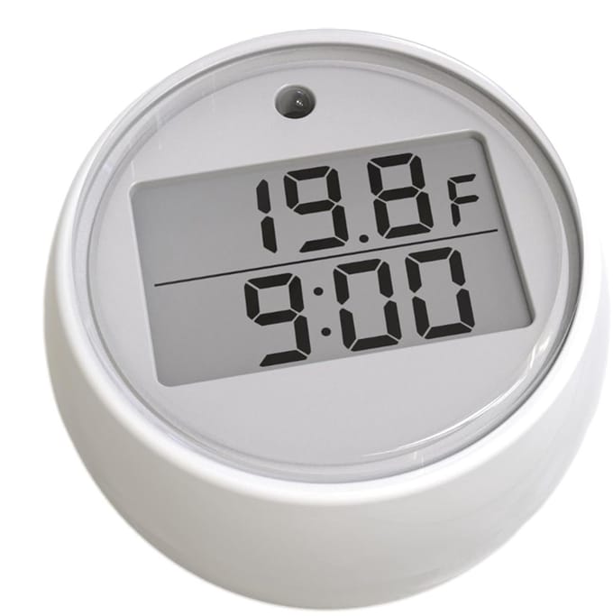 IJsbad Thermometer - Waterthermometer Dompelen - Herstel Optimaliseren - IPX6 Waterdicht - 44 mm diameter - Wit
