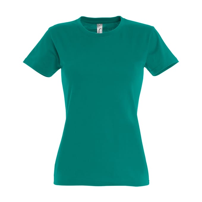 SOLS Dames/dames Imperial Heavy Short Sleeve T-Shirt (Smaragd)