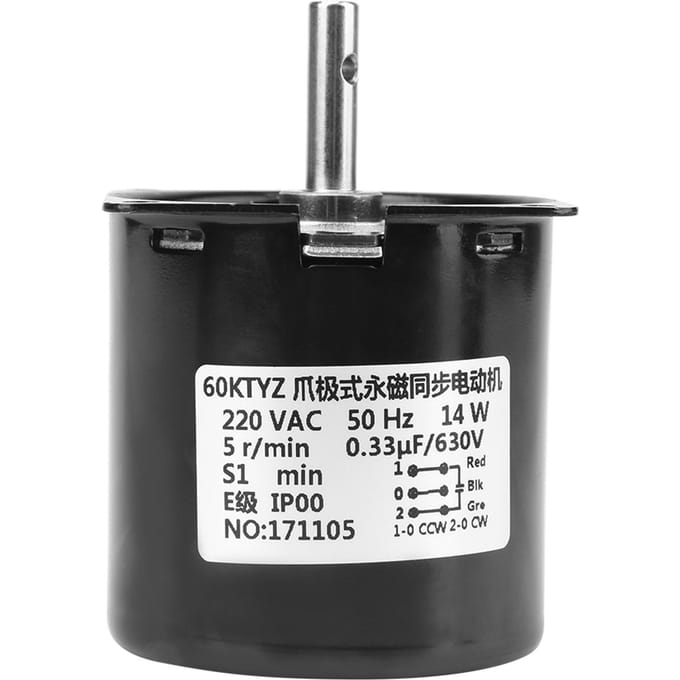 Vervanging van de synchrone tandwielmotor van de 60KTYZ AC 220V Gear Box(5r Min)