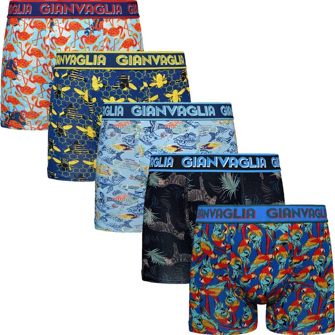 Heren Boxershorts Katoen - 5-Pack - Maat M | Heren Ondergoed