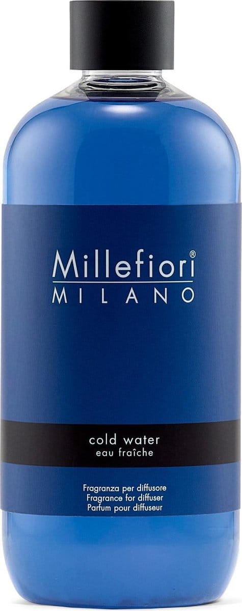 Millefiori Milano Navulling voor Geurstokjes 250 ml - Cold Water