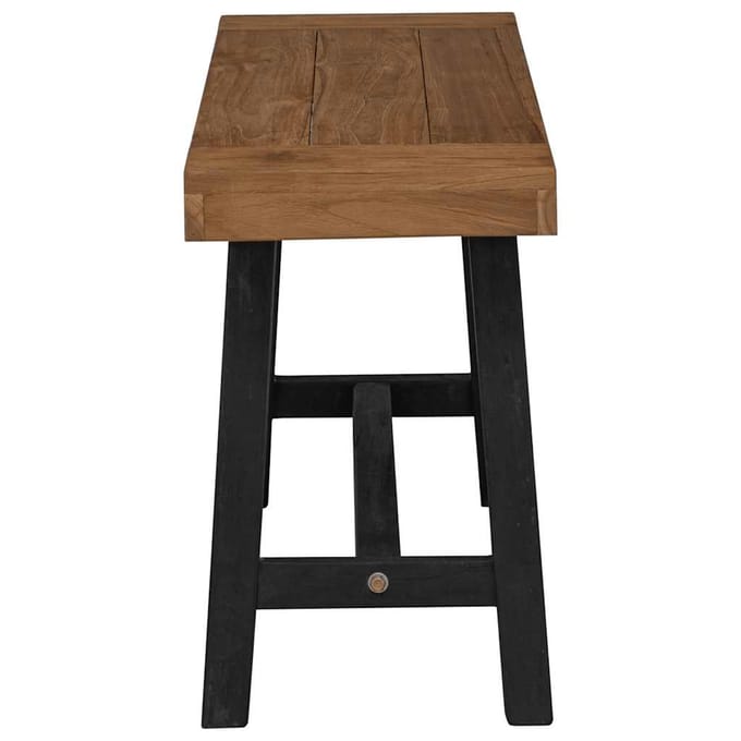 vidaXL - Bankje - 80 - cm - massief - teakhout