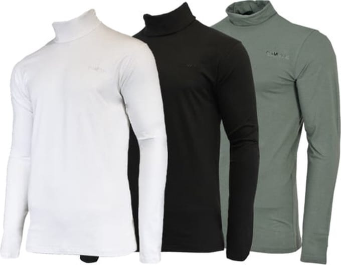 3-Pack Campri - Skipully - Wintersportpully - Heren - Black/White/Jungle green (642) - maat M