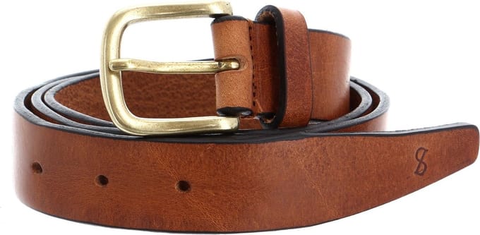 SADDLER Leren Riem Epping Belt W95 Brown Bruine
