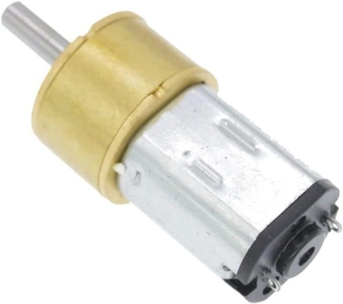 Mini Gear Motor - DC Micro Motor - DIY Projecten - Stofdichte Reductiemotor - 3MM As Diameter - Zilver
