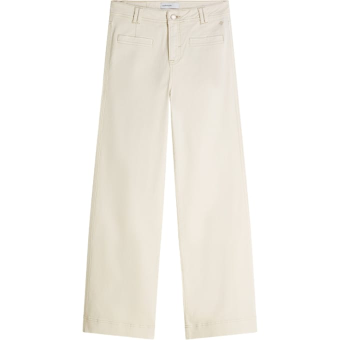 Summum Flare Pant Core Stretch Twill  Ecru 4s2913-12438
