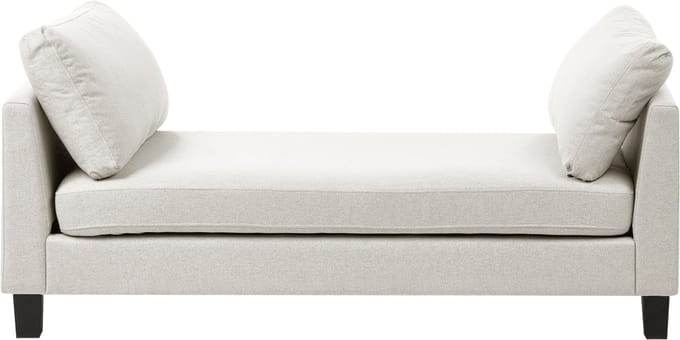 BELIANI ARCHIANE - Chaise longue - Lichtbeige - Polyester