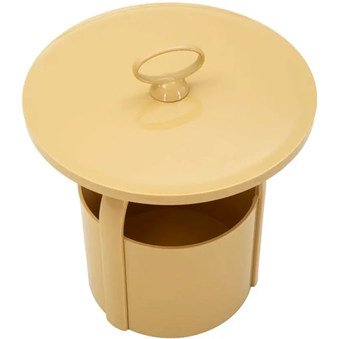 Bijzettafel Iris End Table Cream Ø 44×43 cm