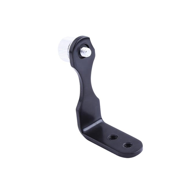 Datyson L-vormige metalen verrekijkeradapterbevestiging Statieven Beugeladapter Voor verrekijkertelescoop gray