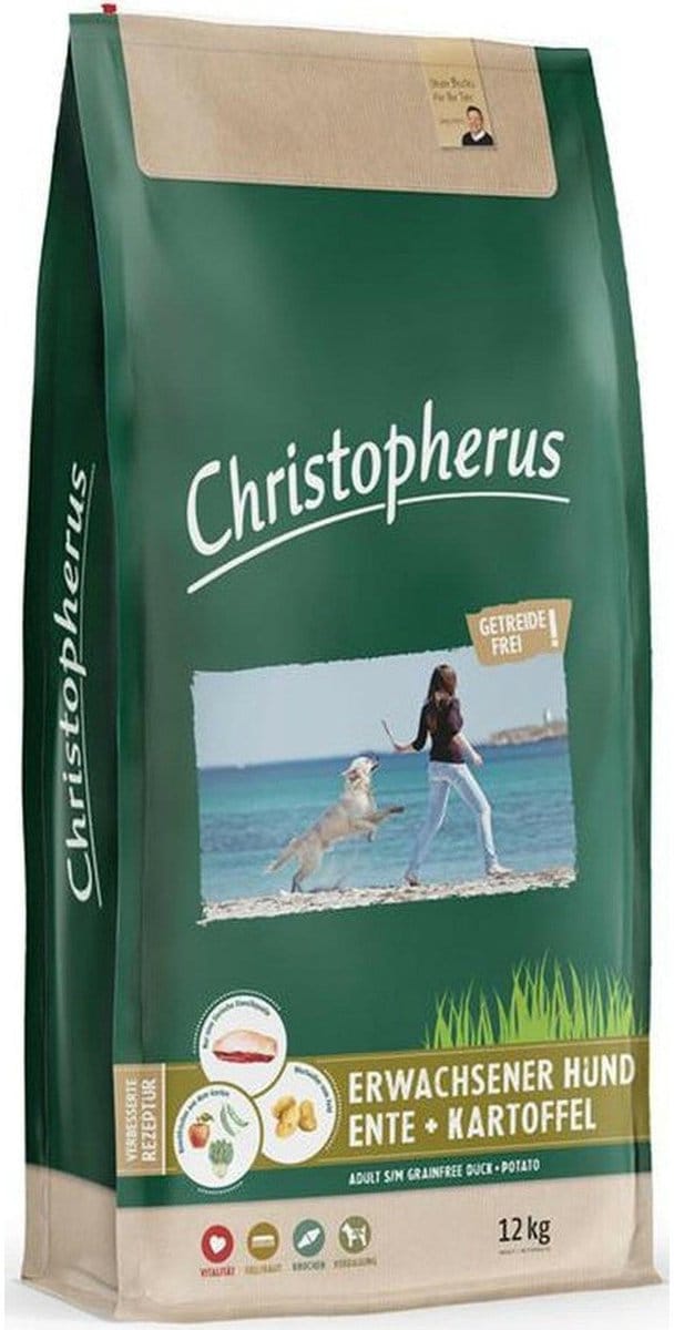 Christopherus graanvrije eend & aardappel - 12kg