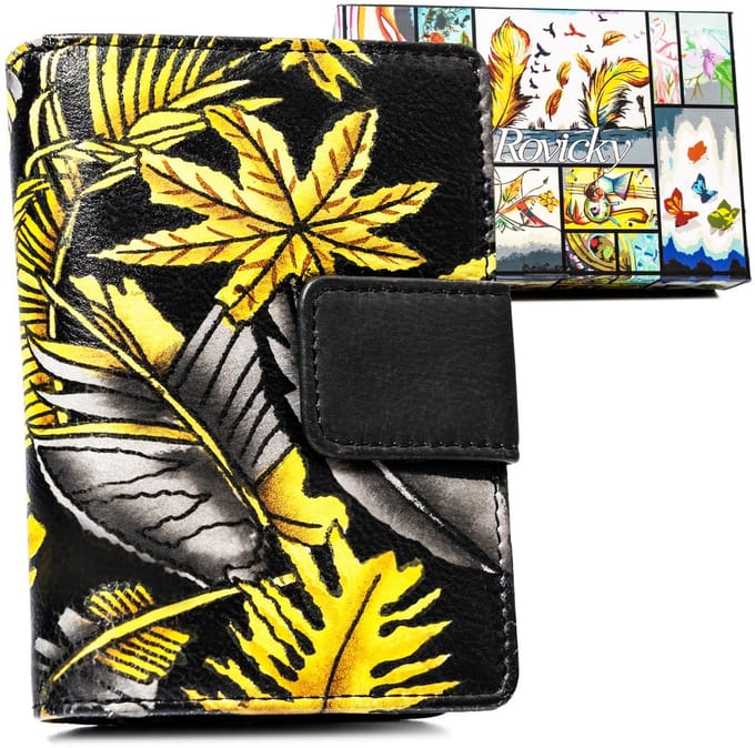 Dames leren portemonnee R-N109-ART-19-7149