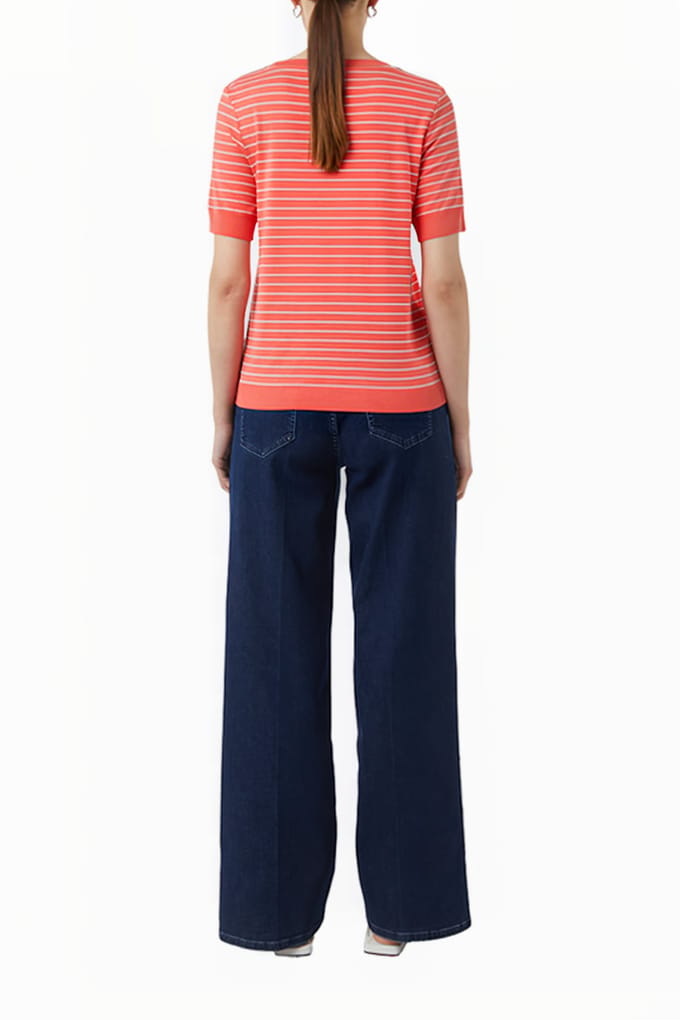Comma  T-shirts Peach Taglia: 36 | Maglie Sportivi Outlet | Donna | Arancia