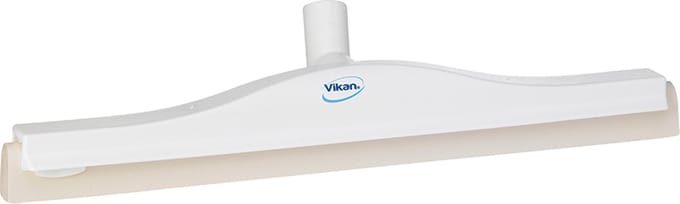 Hygiënische vloertrekker flexibele nek 50 cm breed polypropyleen witte verwisselbare cassette max. 100° C.