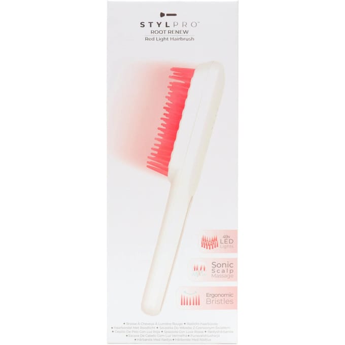 StylPro Root Renew Red Light Hairbrush White 1 st