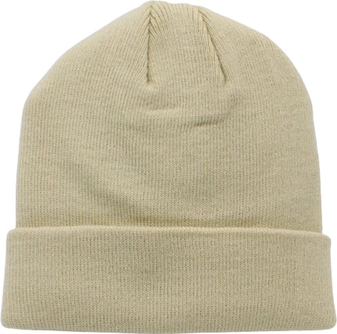 Muts Ecru Beige Effen - Commandomuts - Omslag - Standaard Maat