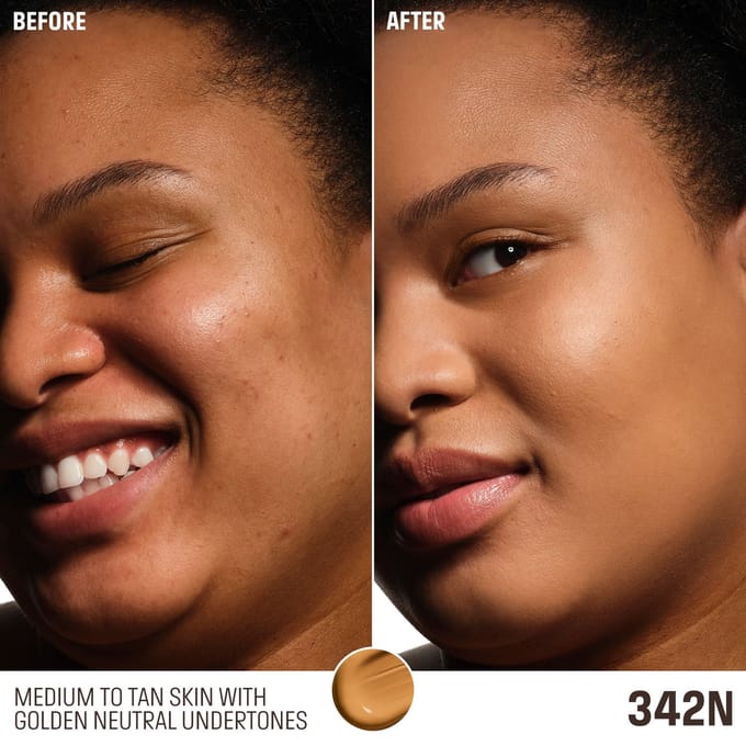 MAKE UP FOR EVER HD Skin Perfecting & Balancing Foundation (Various Shades) - 342N Calico