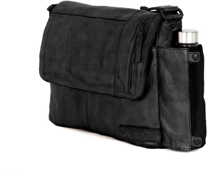 Leren Laptoptas - 15 inch - Deen - Zwart