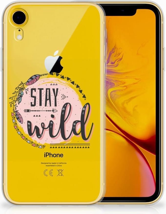 Apple iPhone Xr Telefoonhoesje met Naam Boho Stay Wild
