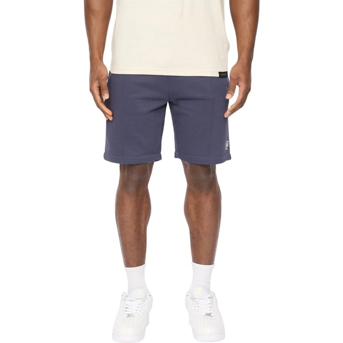 Crosshatch Mannen Bardon Casual Shorts (Marineblauw)