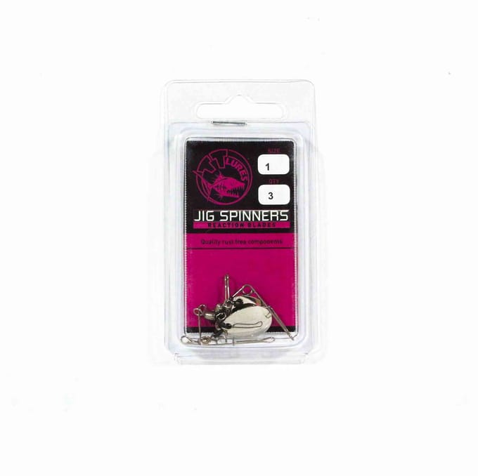 Tackle Tactics Jig Spinner Maat 1 3/pak Nikkel Colorado (5799)